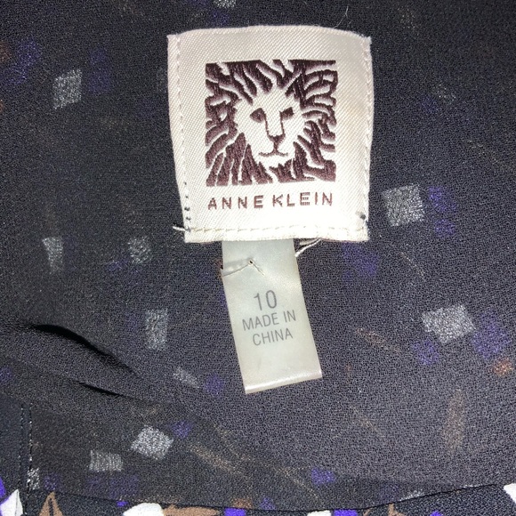 📂Ann Klein Dress Slvls A line Button Front  10 - Picture 8 of 9